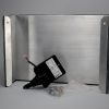 Applique murale en ardoise naturelle et aluminium avec ses accessoire de montage.